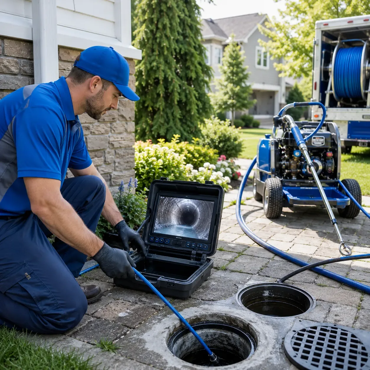 Outdoor drain cleaning professionals serving Waban, MA